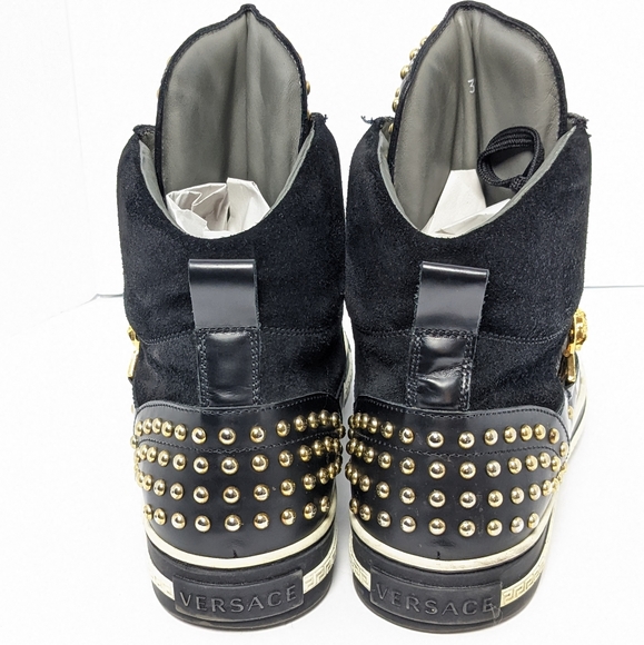 Versace studded high top sneakers - Picture 8 of 16